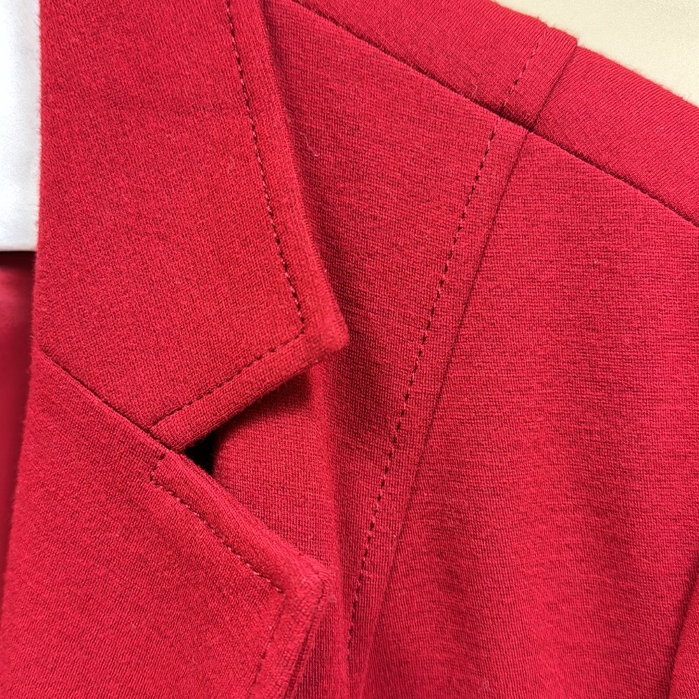 Plus size Talbots red blazer - Picture 4 of 10